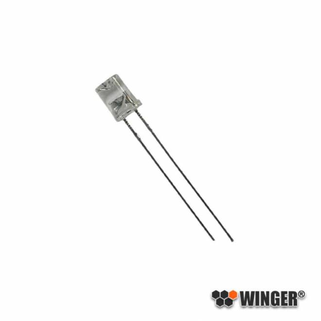 LED 5mm rundstrahlend weiß 1.000mcd WEECW01-R1M