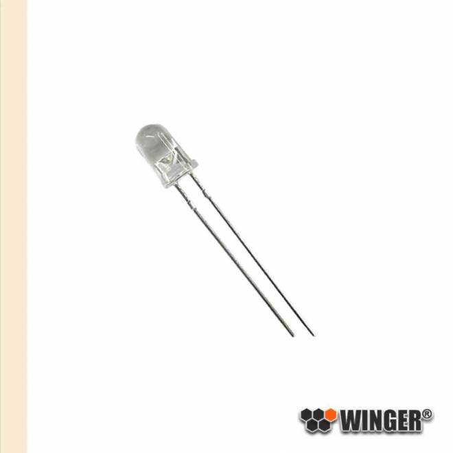 12V LED 5mm warm white 10000mcd WESWW10 CS