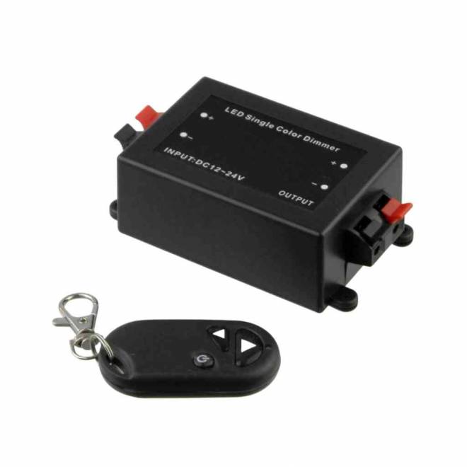 Power LED Dimmer mit Fernbedienung (max. 8A)