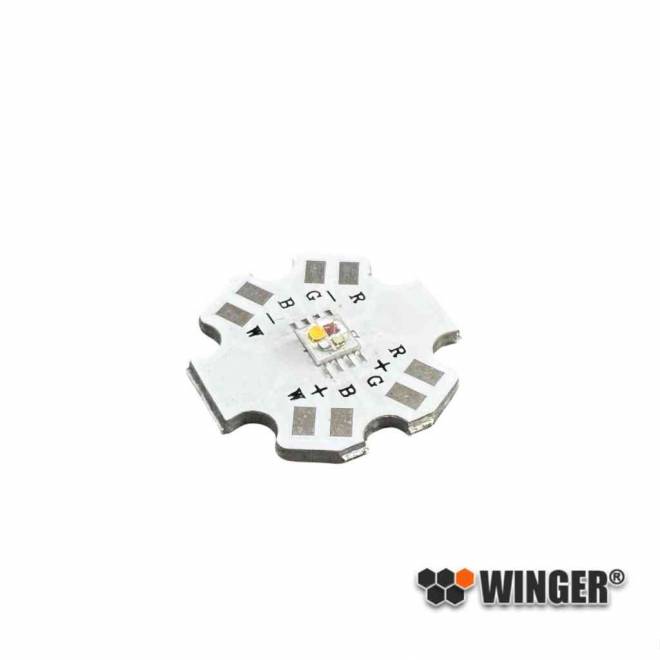 WINGER® WEXRGBWW4-S Ceramic Power LED on Star-PCB RGBWW
