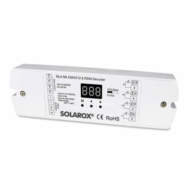 Contrôleur DMX RGB(W) SOLAROX® XL4-5A