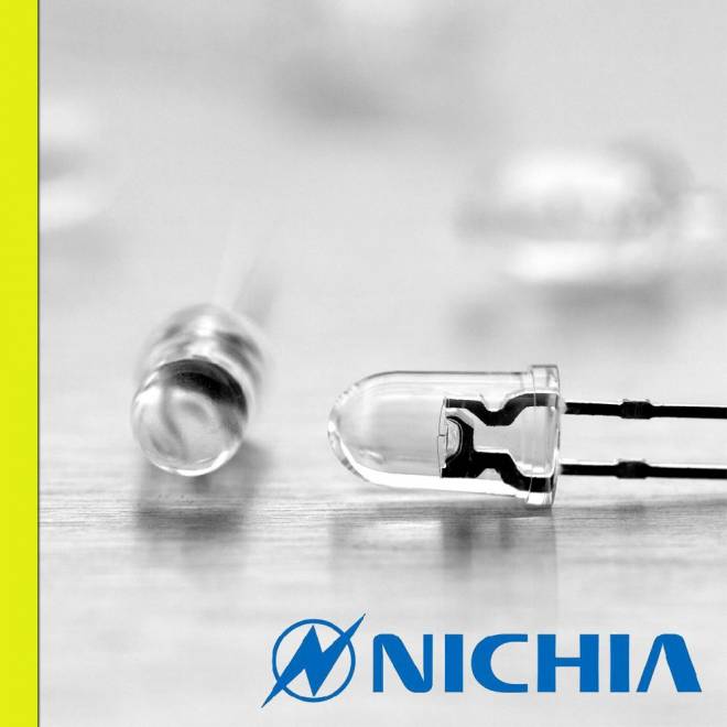 Nichia LED 5mm gelb (amber) 11.800mcd NSPA510BS