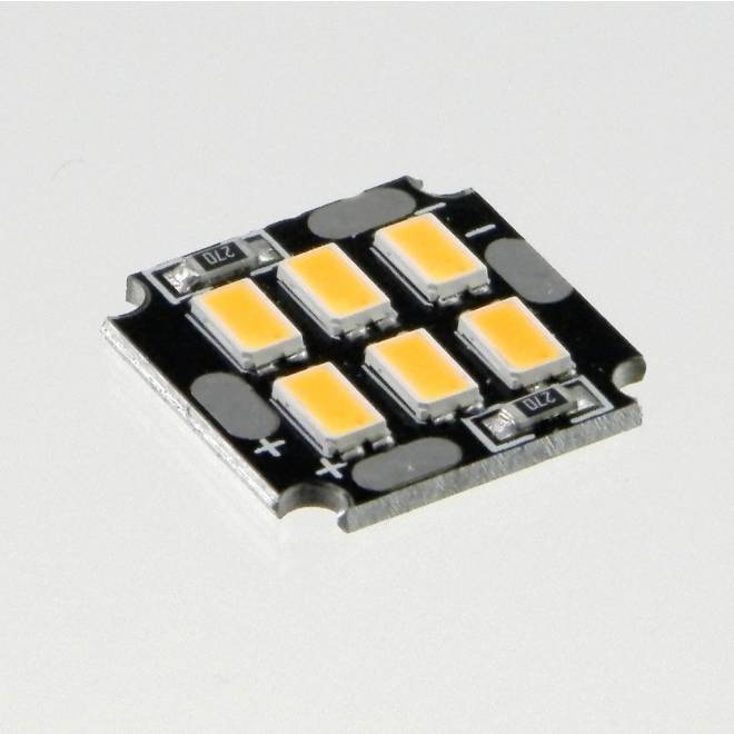 SOLAROX® Power QUAD avec SAMSUNG LEDs LM561B - blanc chaud (2.700K), 270 Lumen