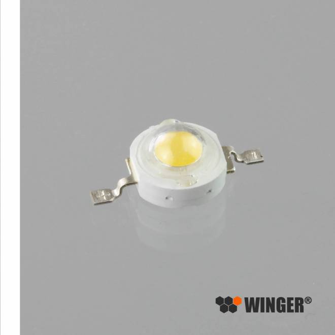 WINGER® WEPW3-E1 Power LED Emitter white (6500K) 3W - 230lm