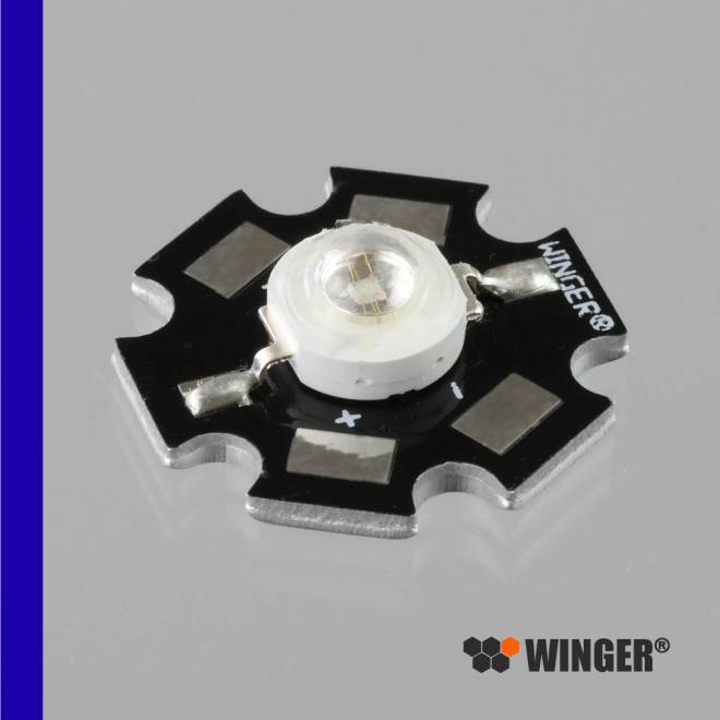 Royal blue shop power led