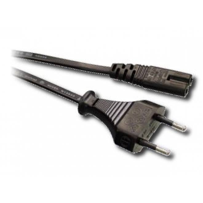 Euro-Netzkabel 1,40m - schwarz