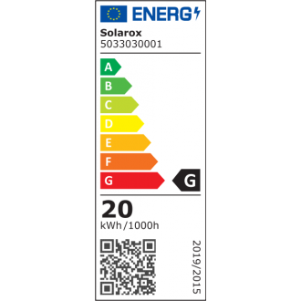 SOLAROX® LED Leiste Aluminium 50cm weiß wasserdicht