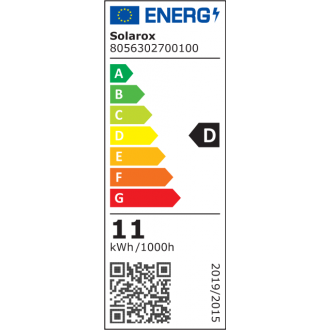 SOLAROX® Power QUAD Maxi mit SAMSUNG LEDs LM561B - warmweiß (2.700K), 1.300 Lumen