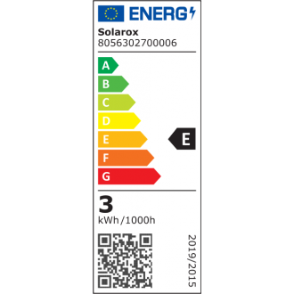 SOLAROX® Power QUAD mit SAMSUNG LEDs LM561B - warmweiß (2.700K), 270 Lumen