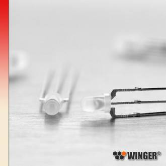 DUO LED 3mm rot/warmweiß diffus g. A. WEBRW02-GS