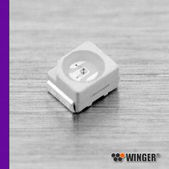 LED SMD Bauform PLCC2 UV (Schwarzlicht) WEQUV01-C1M