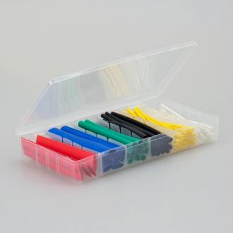 Schrumpfschlauch-Sortimentsbox, 100-teilig