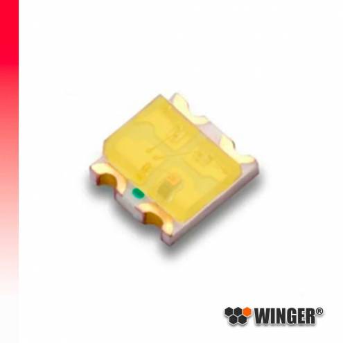 DUO LED SMD 0603 rouge/blanche chaude WEMRWW01-C2M