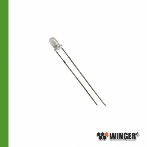 LED 3mm verte diffuse 6.000mcd WEBGN06-DS