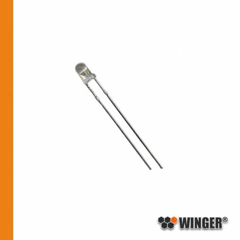 LED 3mm orange 2.200mcd WEBOR03-CS