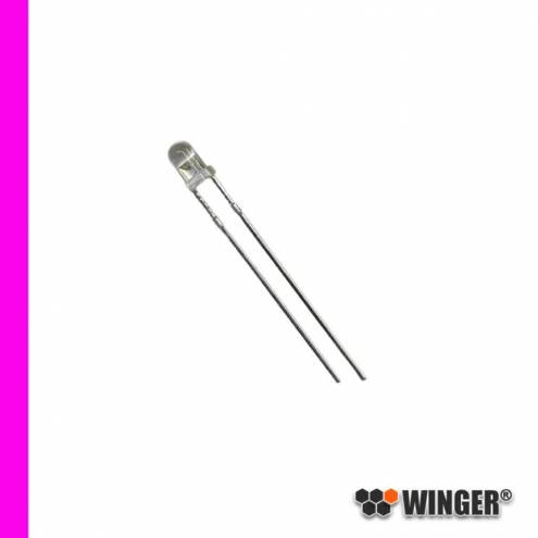 LED 3mm rose 1.000mcd WEBPN01-CS