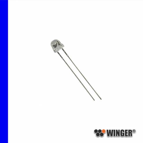 Strawhat LED 4,8mm bleue 800mcd WEDBL01-CW