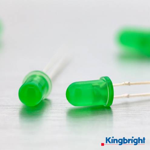 LED 5mm grün blinkend diffus L-56BGD