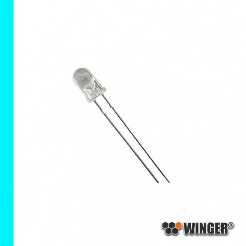 LED 5mm cyan / türkis 16.000mcd WEECN16-CS