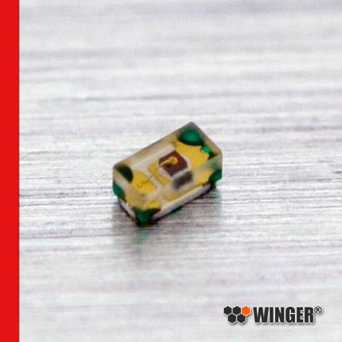 LED SMD Forme 0402 rouge 120mcd WELRD01-C1M