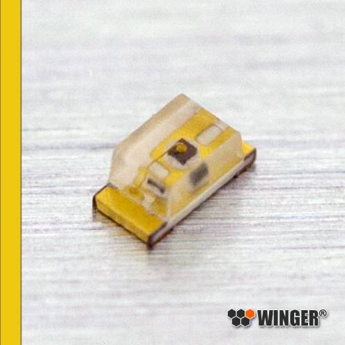 LED SMD Forme 0603 jaune (ambre) 240mcd WEMYE01-C2M