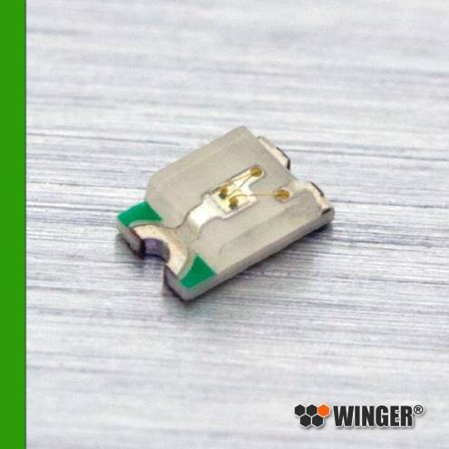 LED SMD Forme 0805 verte 1300mcd WENGN02-C1M