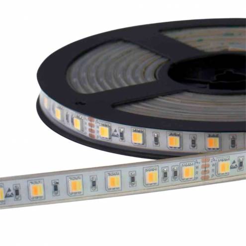 Tira de LED SOLAROX® para la iluminación de alimentos LRW60-1 Rollo de 5m - resistente al agua