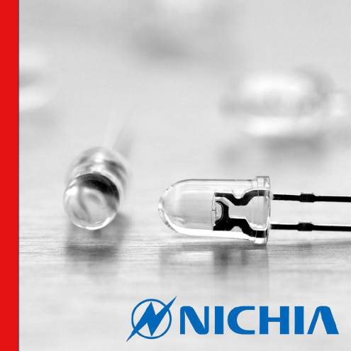 Nichia LED 5mm rot 9.600mcd NSPR510GS