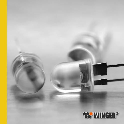 12V LED 10mm gelb (amber) 8 Lumen WETYE08-CW 12V LED 10mm gelb (amber) 8 Lumen WETYE08-CW