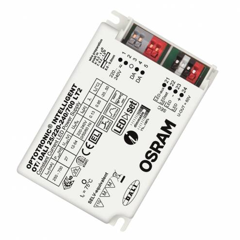 OSRAM OTi DALI 25/220-240/700 LT2 - Dimmable Source de Courant Constant