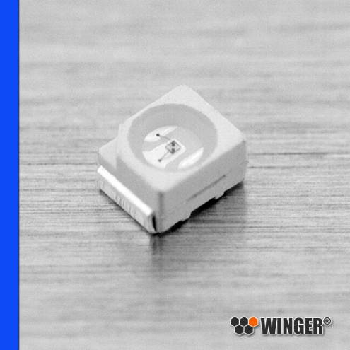 LED SMD Forme PLCC2 bleue 1,4lm WEQBL02-CM