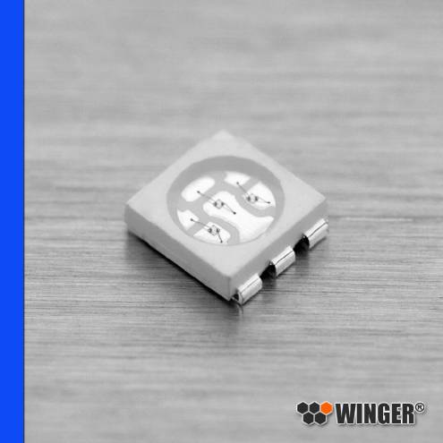 LED SMD Forme PLCC6 bleu 4,7lm WERBL05-C1M