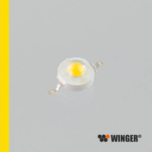 Emisor de Power LED WINGER® WEPYE3-E1 amarillo (590nm) de 3W - 90lm