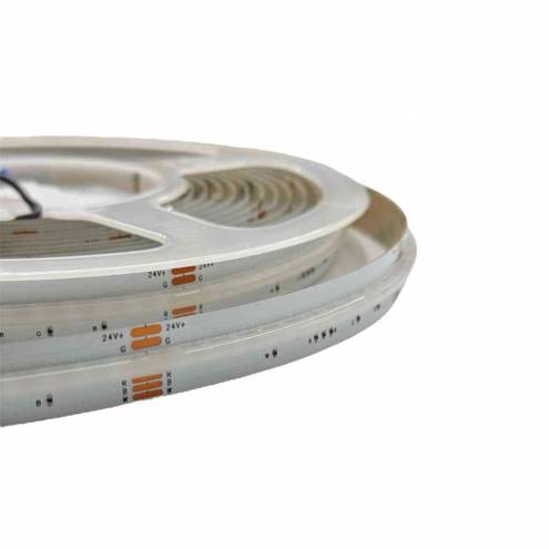 SOLAROX® 24V RGBWW Oneline COB LED Streifen 5m-Rolle