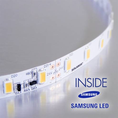 SOLAROX® HighCRI Power LED Strip PRO II mit Samsung LEDs warmweiß 2.700K - wasserdicht SOLAROX® HighCRI Power LED Strip PRO II mit Samsung LEDs warmweiß 2.700K - wasserdicht