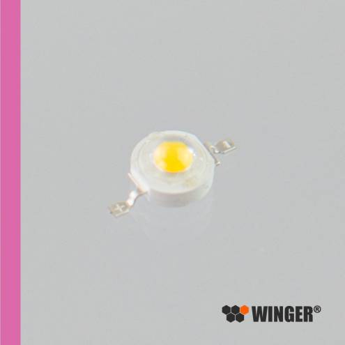 Emisor de Power LED WINGER® WEPPN3-E1 fucsia de 3W - 100lm