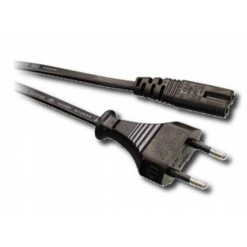 Euro-Netzkabel 1,40m - schwarz