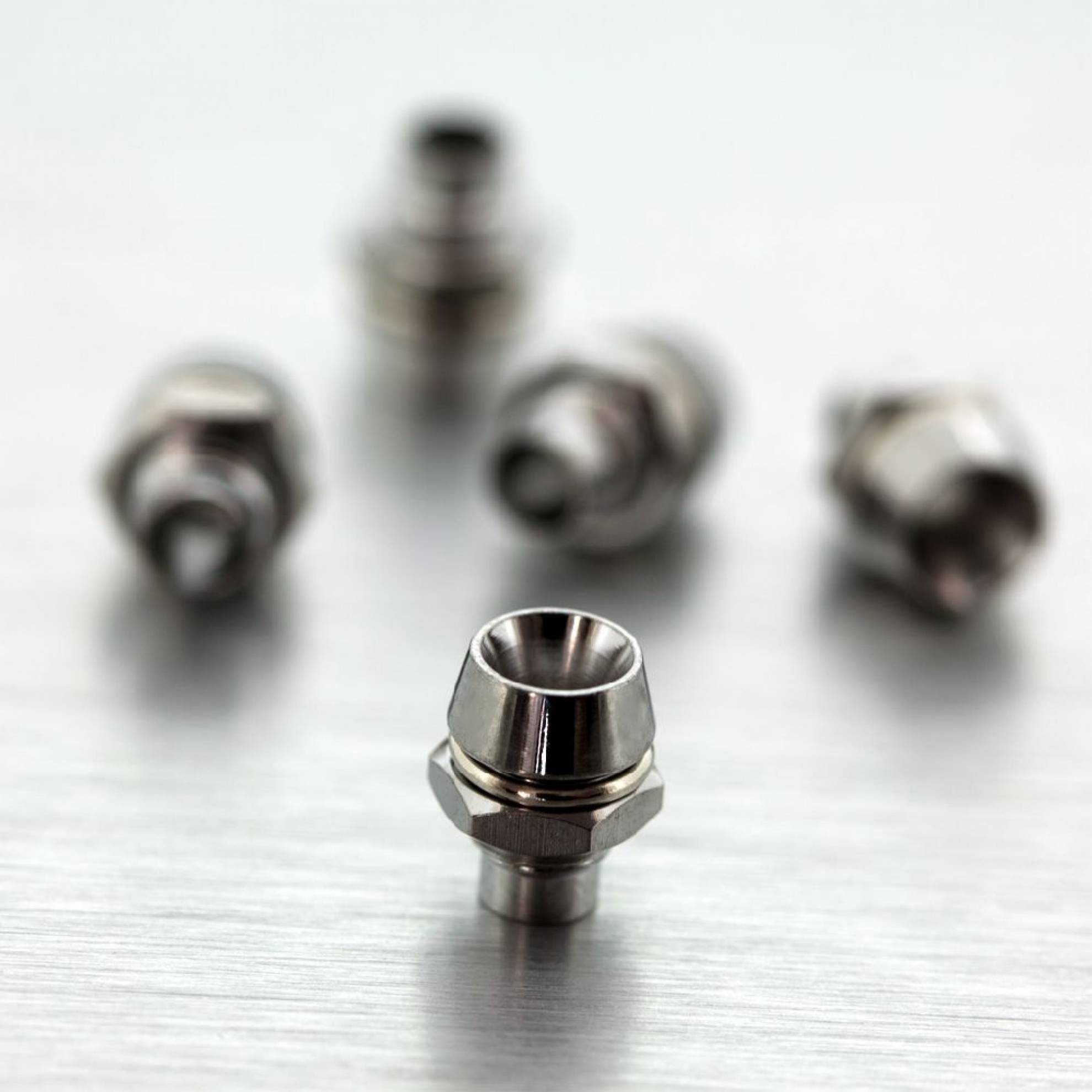 Chrome Housing for 3mm LEDs inside reflector